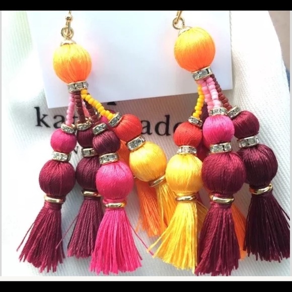 kate spade Jewelry - 🔥NWT Kate Spade Spice Things Up Tassel Earrings🔥